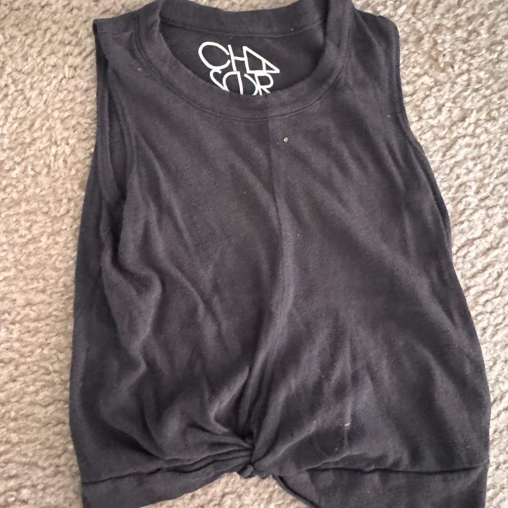 Chaser Gray tank top